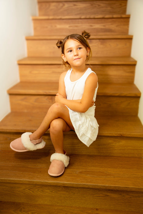 Australia Luxe Collective KIDS KIDS SLINGBACK MULE ICE GRAY (ELASTIC) KIDS SLINGBACK MULE ICE GRAY (ELASTIC)