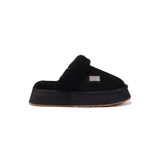 Australia Luxe Collective SLIPPERS 5 / BLACK MULE PLATFOAM SUEDE BLACK 5056445059962 MULE PLATFOAM SUEDE BLACK
