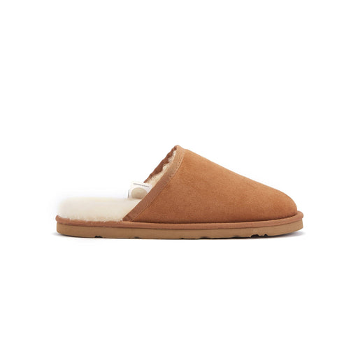 Australia Luxe Collective SLIPPERS 7 / CHESTNUT MENS MOOL CHESTNUT 5056445034129 MENS MOOL CHESTNUT
