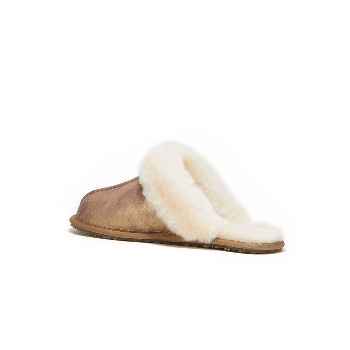 Australia Luxe Collective SLIPPERS CLOSED MULE ANTIQUE GOLD CLOSED MULE ANTIQUE GOLD