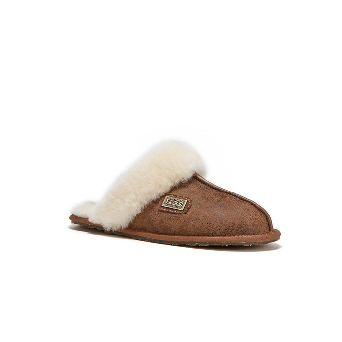 Australia Luxe Collective SLIPPERS CLOSED MULE AVIATOR CHESTNUT CLOSED MULE AVIATOR CHESTNUT