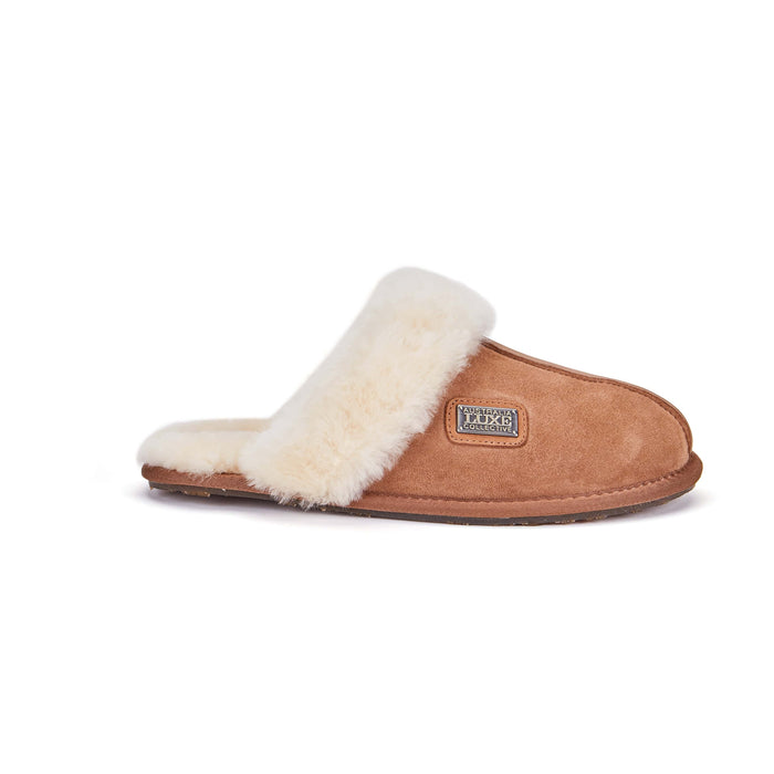Australia Luxe Collective SLIPPERS CLOSED MULE CHESTNUT CLOSED MULE CHESTNUT