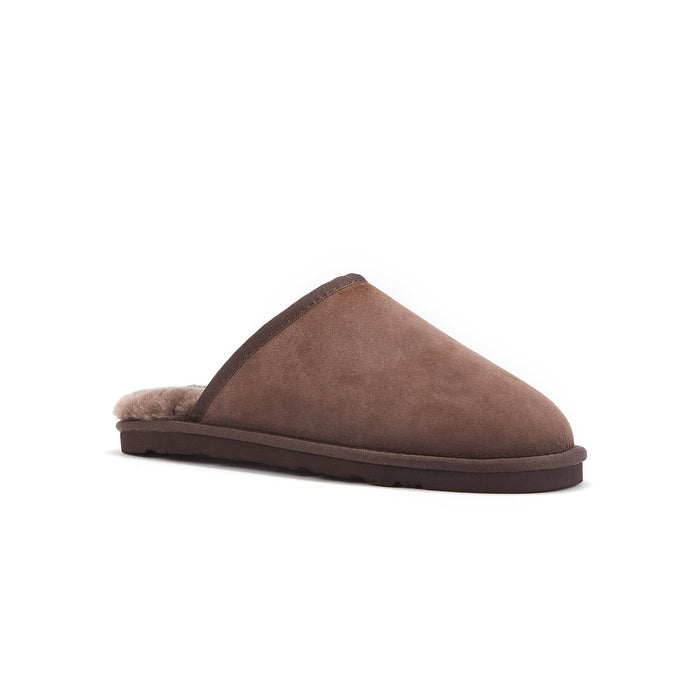 Australia Luxe Collective SLIPPERS MENS MOOL BURNT MENS MOOL BURNT