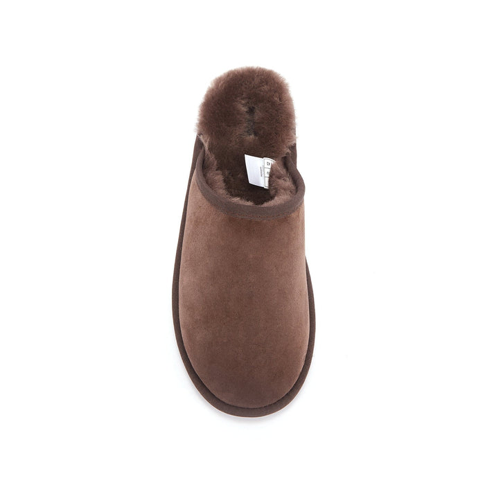 Australia Luxe Collective SLIPPERS MENS MOOL BURNT MENS MOOL BURNT
