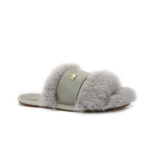 Australia Luxe Collective SLIPPERS MUCHAS LUXE ICE GRAY MUCHAS LUXE ICE GRAY