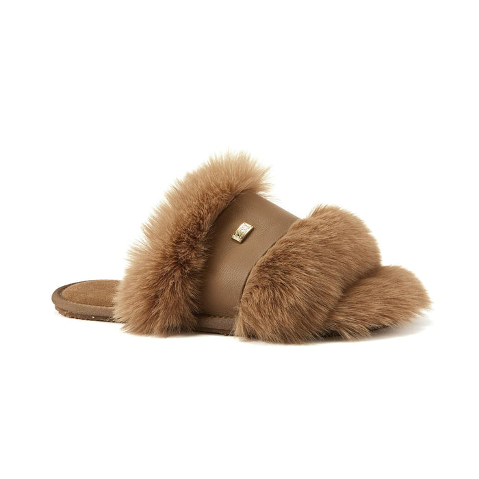 Australia Luxe Collective SLIPPERS MUCHAS LUXE TAUPE MUCHAS LUXE TAUPE