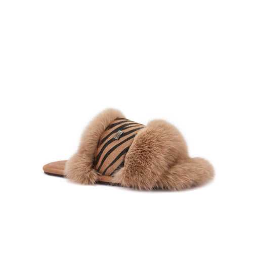 Australia Luxe Collective SLIPPERS MUCHAS LUXE ZEBRA MUCHAS LUXE ZEBRA