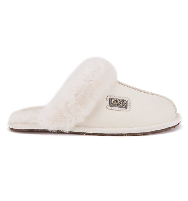 Australia Luxe Collective SLIPPERS XS / SATIN PALE CLOSED MULE SATIN PALE 5056445039933 CLOSED MULE SATIN PALE