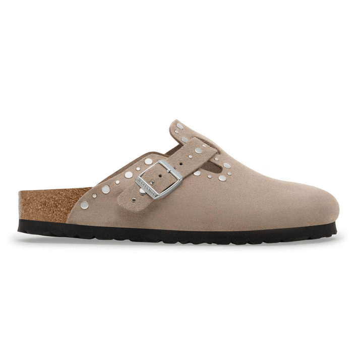 BIRKENSTOCK CLOG 35 / Narrow / Medium / Taupe Boston Rivets  taupe Boston Rivets  taupe