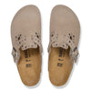 BIRKENSTOCK CLOG Boston Rivets  Suede Leather taupe Boston Rivets  Suede Leather taupe / Narrow / Medium
