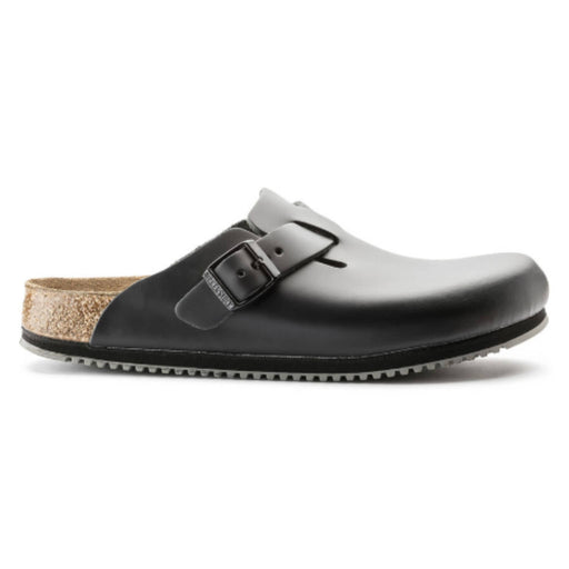 BIRKENSTOCK clogs 35 / Regular / Wide Boston Super Grip Leather Black 736399900231 Boston Super Grip Leather Black