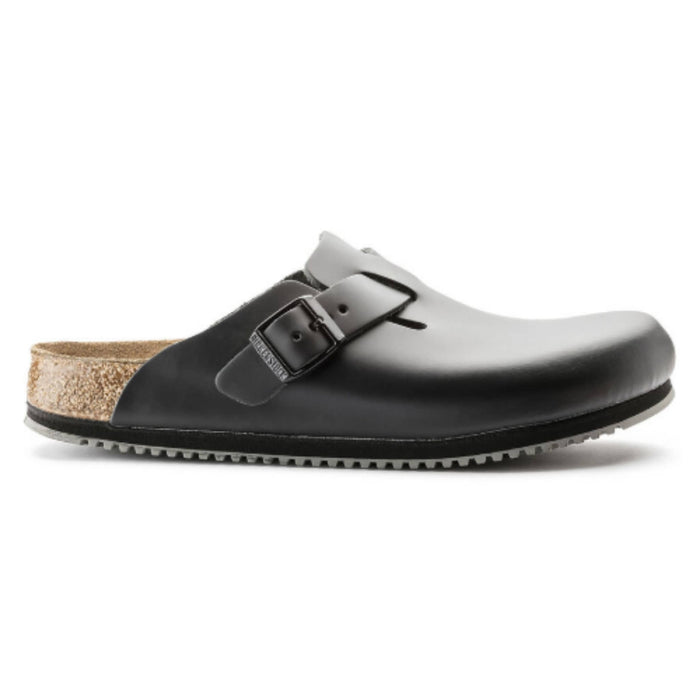 BIRKENSTOCK clogs 35 / Regular / Wide Boston Super Grip Leather Black 736399900231 Boston Super Grip Leather Black
