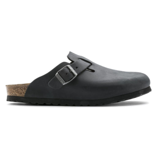 BIRKENSTOCK clogs 36 / Regular / Wide / Black Boston Oiled Leather 809410997333 Boston Oiled Leather