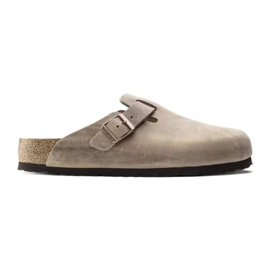 BIRKENSTOCK clogs 36 / Regular / Wide Boston Soft Footbed Oiled Leather Tobacco Brown 48685398 Boston Soft Footbed Oiled Leather Tobacco Brown