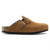 BIRKENSTOCK clogs 36 / Regular / Wide Boston Soft Footbed Suede Leather Mink 886457073220 Boston Soft Footbed Suede Leather Mink