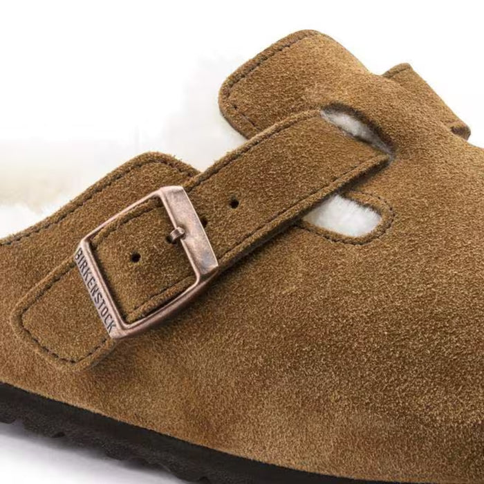 BIRKENSTOCK clogs Birkenstock Boston Shearling Mink Birkenstock Boston Shearling Mink