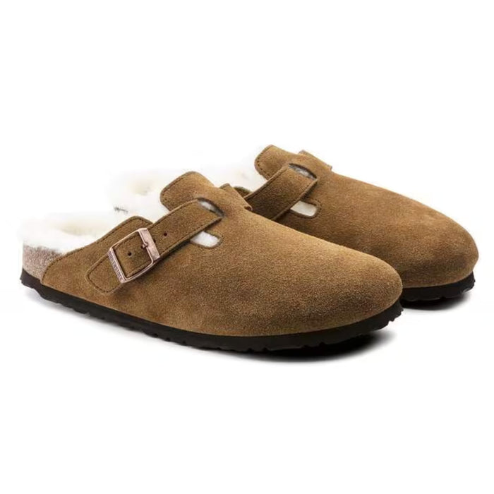 BIRKENSTOCK clogs Birkenstock Boston Shearling Mink Birkenstock Boston Shearling Mink