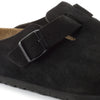 BIRKENSTOCK clogs Birkenstock Boston Soft Footbed Suede Leather Black Birkenstock Boston Soft Footbed Suede Leather Black