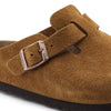 BIRKENSTOCK clogs Boston Soft Footbed Suede Leather Mink Boston Soft Footbed Suede Leather Mink
