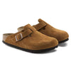 BIRKENSTOCK clogs Boston Soft Footbed Suede Leather Mink Boston Soft Footbed Suede Leather Mink