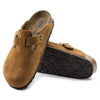 BIRKENSTOCK clogs Boston Soft Footbed Suede Leather Mink Boston Soft Footbed Suede Leather Mink