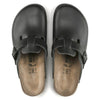 BIRKENSTOCK clogs Boston Super Grip Leather Black Boston Super Grip Leather Black