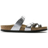 BIRKENSTOCK sandal 29 / Narrow / Medium Salina Kids Birko-Flor Metallic Silver White 886925945479 Salina Kids Birko-Flor Metallic Silver White