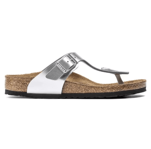 BIRKENSTOCK sandal 30 / Narrow / Medium / Silver Gizeh Kids 886454281901 Gizeh Kids