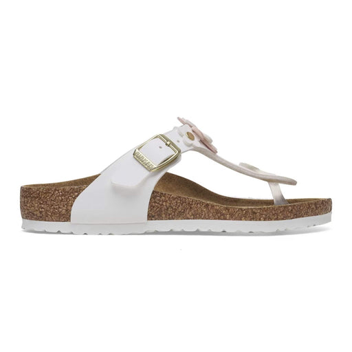 BIRKENSTOCK SANDAL 30 / White / Narrow / Medium Gizeh Flowers Kids 192762464258 Gizeh Flowers Kids