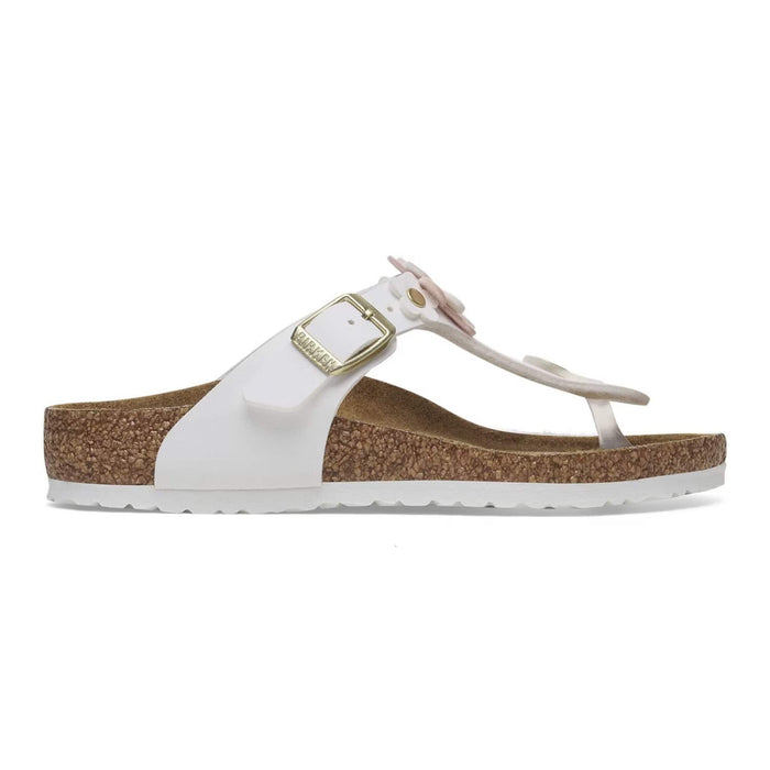 BIRKENSTOCK SANDAL 30 / White / Narrow / Medium Gizeh Flowers Kids 192762464258 Gizeh Flowers Kids