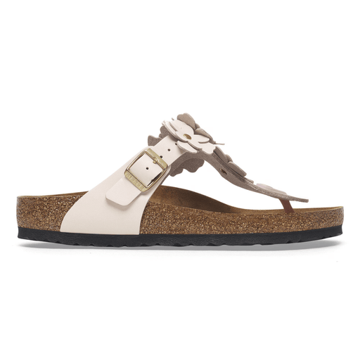 BIRKENSTOCK SANDAL 35 / Light Rose / Regular/Wide Gizeh Flowers  Leather Light Rose Gizeh Flowers  Leather Light Rose