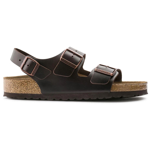 BIRKENSTOCK sandal 36 / Regular / Wide / Testa Di Moro Milano Soft Footbed Leather Amalfi 886454142271 Milano Soft Footbed Leather Amalfi