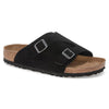 BIRKENSTOCK sandal 41 / Regular/Wide / Black Zürich Suede Leather 192761301387 Zürich Suede Leather / Black