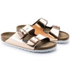 BIRKENSTOCK SANDAL Arizona Soft Footbed Leather Metallic Arizona Soft Footbed Leather Metallic
