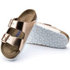BIRKENSTOCK SANDAL Arizona Soft Footbed Leather Metallic Arizona Soft Footbed Leather Metallic