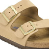 BIRKENSTOCK SANDAL Arizona Soft Footbed Nubuck Leather - Sandcastle Arizona Soft Footbed Nubuck Leather - Sandcastle / Regular / Wide