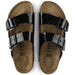 BIRKENSTOCK sandal EU 39/ Women 8-8.5 / Narrow / Medium Arizona Black Birko-Flor Patent 886925577069 Arizona Black Birko-Flor Patent