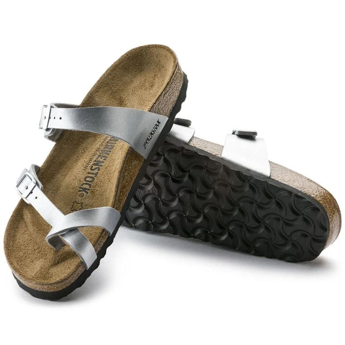 BIRKENSTOCK sandal Salina Kids Birko-Flor Metallic Silver White Salina Kids Birko-Flor Metallic Silver White