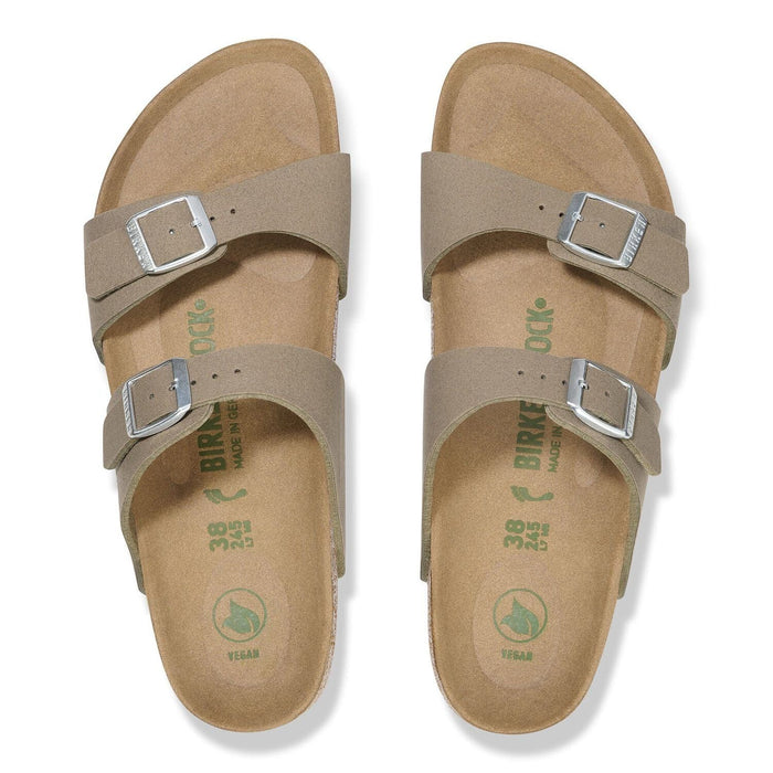 BIRKENSTOCK SANDAL Sydney Vegan Synthetics - Vegan Gray Taupe Sydney Vegan Synthetics - Vegan Gray Taupe