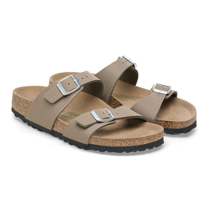 BIRKENSTOCK SANDAL Sydney Vegan Synthetics - Vegan Gray Taupe Sydney Vegan Synthetics - Vegan Gray Taupe