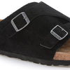BIRKENSTOCK sandal Zürich Suede Leather Zürich Suede Leather / Black