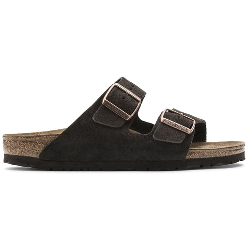 BIRKENSTOCK Sandals 35 / Regular / Wide / Mocha Arizona Suede Leather 736399103250 Arizona Suede Leather