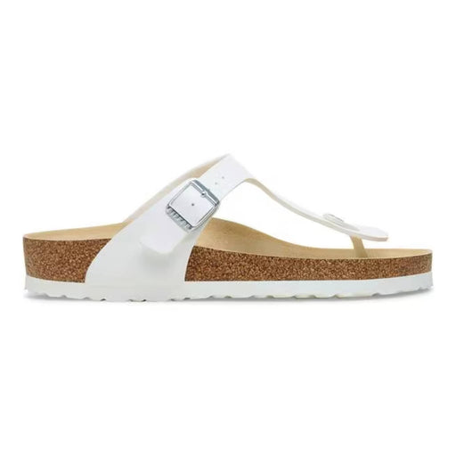 BIRKENSTOCK Sandals 35 / Regular / Wide / White Gizeh Birko-Flor 886454504543 Gizeh Birko-Flor
