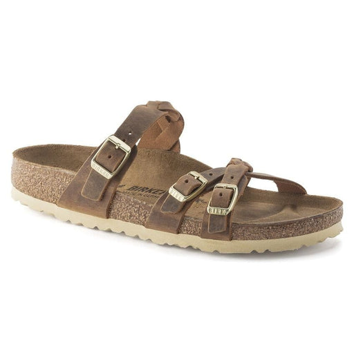 BIRKENSTOCK Sandals 36 / Brown / Regular/Wide Franca Braided Oiled Leather 192761037606 Franca Braided Oiled Leather