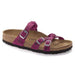 BIRKENSTOCK Sandals 36 / Grey/Berry / Regular/Wide Franca Braided Oiled Leather Franca Braided Oiled Leather