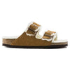 BIRKENSTOCK Sandals 36 / Narrow / Medium Arizona Shearling Suede Mink 886925294218 Arizona Shearling Suede Mink