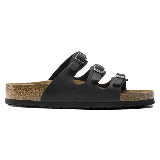BIRKENSTOCK Sandals 36 / Regular / Wide Florida Black Soft Footbed Oiled Leather 886457222406 Florida Black Soft Footbed Oiled Leather