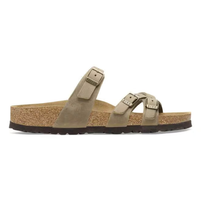 BIRKENSTOCK Sandals 36 / Regular / Wide Franca Oiled Leather Tobacco Brown 802436902022 Franca Oiled Leather Tobacco Brown