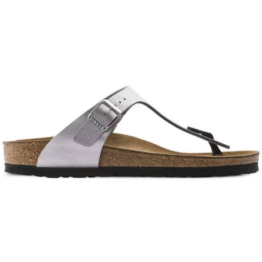 BIRKENSTOCK Sandals 36 / Regular / Wide / Silver Gizeh Birko-Flor 809410067142 Gizeh Birko-Flor