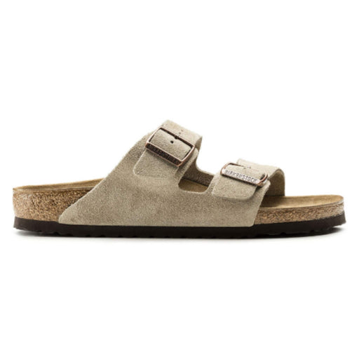 BIRKENSTOCK Sandals 36 / Regular / Wide / Taupe Arizona Suede Leather 736399074895 Arizona Suede Leather